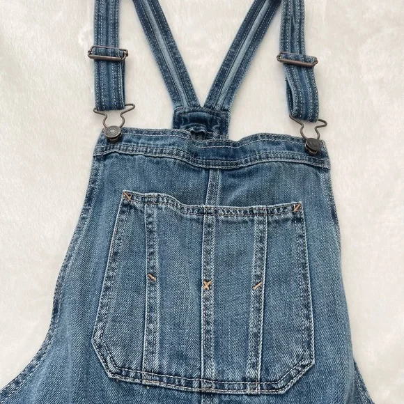 Abercrombie & Fitch 💙 Denim Shorts Overalls 💙 - Picture 4 of 9